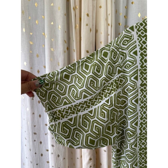 Noa Noa Hawaii Polynesian Tropical Tribal Batik Tapa Sheath Midi Dress S - Picture 3 of 5